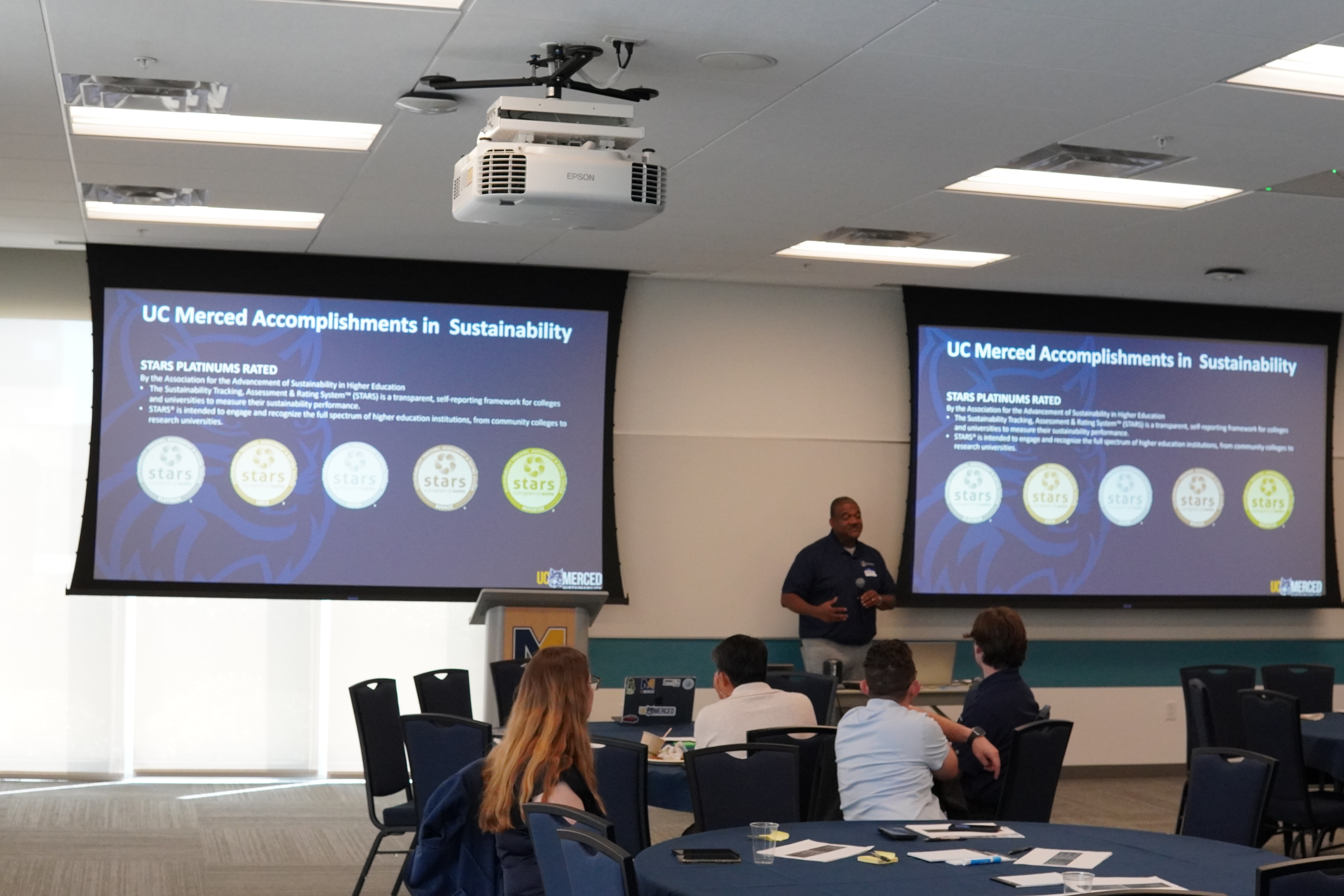UC Merced Accomplishments in Sustainability Slide