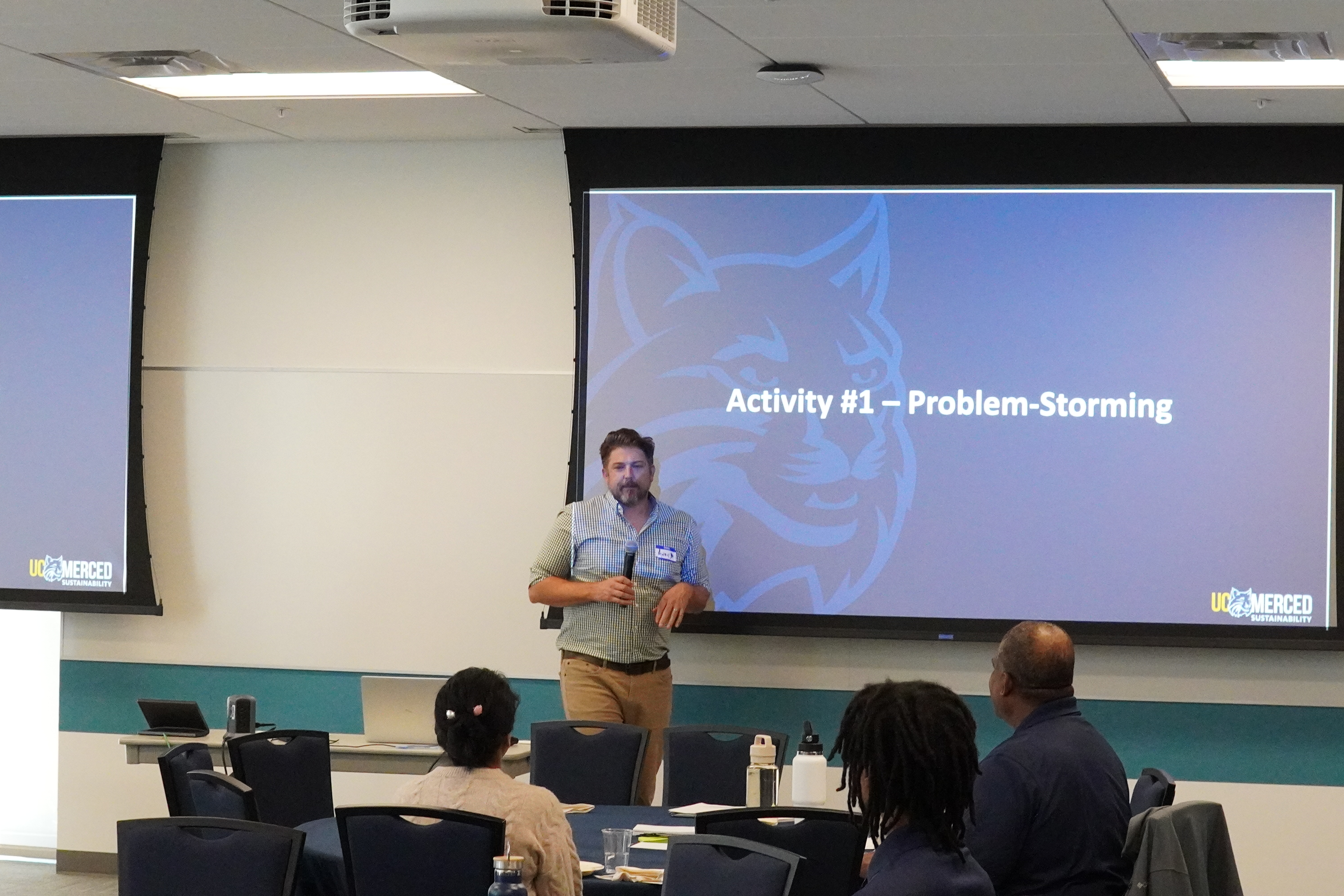 Andy presenting Activity 1