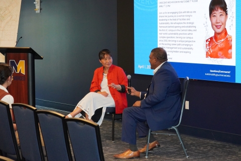 Daryl and Min speaking