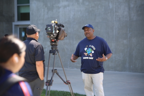 Daryl Speaking at Earth Day
