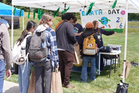 Earth Day Raffle Table